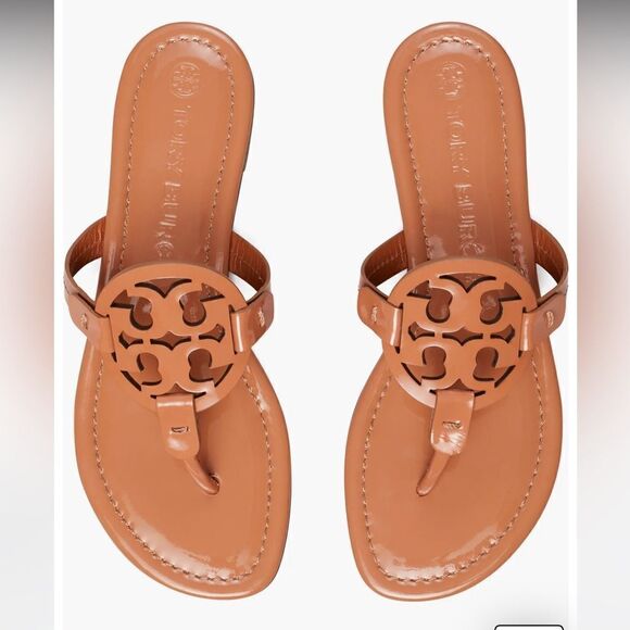 Tory Burch Miller Sandals NWOT 8.5 - Picture 1 of 8